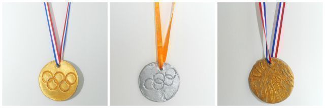 DIY; Olympic clay medals